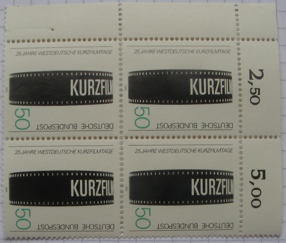  1979, Deutschland, Mi DE-1003 (Film) - 4er Block   