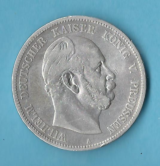  Kaiserreich 5 Mark Preussen 1876 A Münzenankauf Koblenz Frank Maurer AC55   