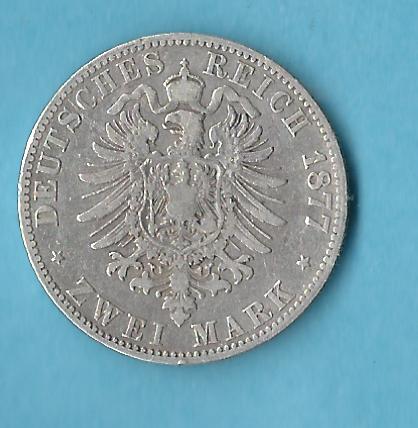  Kaiserreich 2 Mark Preussen 1877 A ss Münzenankauf Koblenz Frank Maurer AC59   