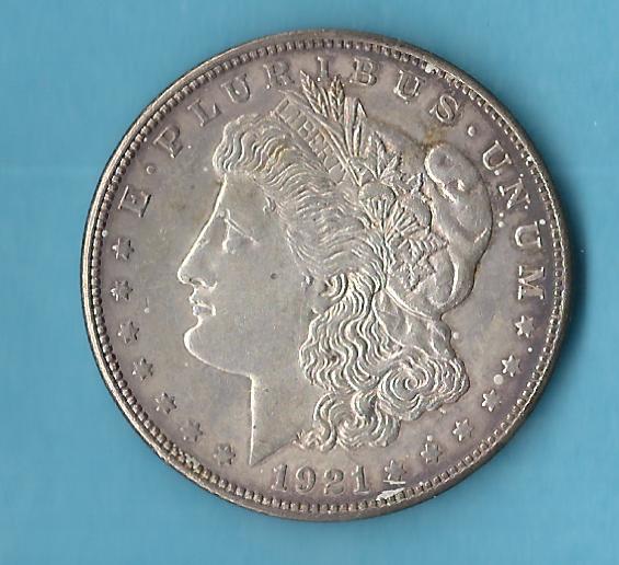  USA Morgan Dollar 1921 D vz   Münzenankauf Koblenz Frank Maurer AC252   
