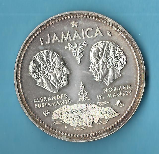  Jamaica 10 D.1972 48,68 Gr.925 Ag Münzenankauf Koblenz Frank Maurer AC263   