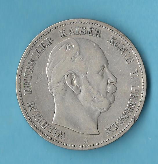  Kaiserreich 5 Mark Preussen WI 1876 A ss  Münzenankauf Koblenz Frank Maurer AC281   