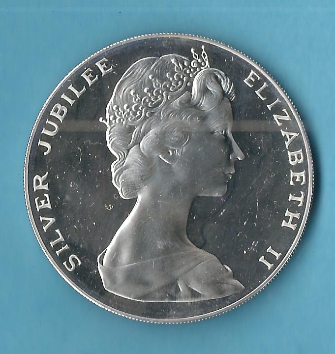 Bermuda 25 Dollar 1977 55,05 Gr.925 AG  Münzenankauf Koblenz Frank Maurer AC291   