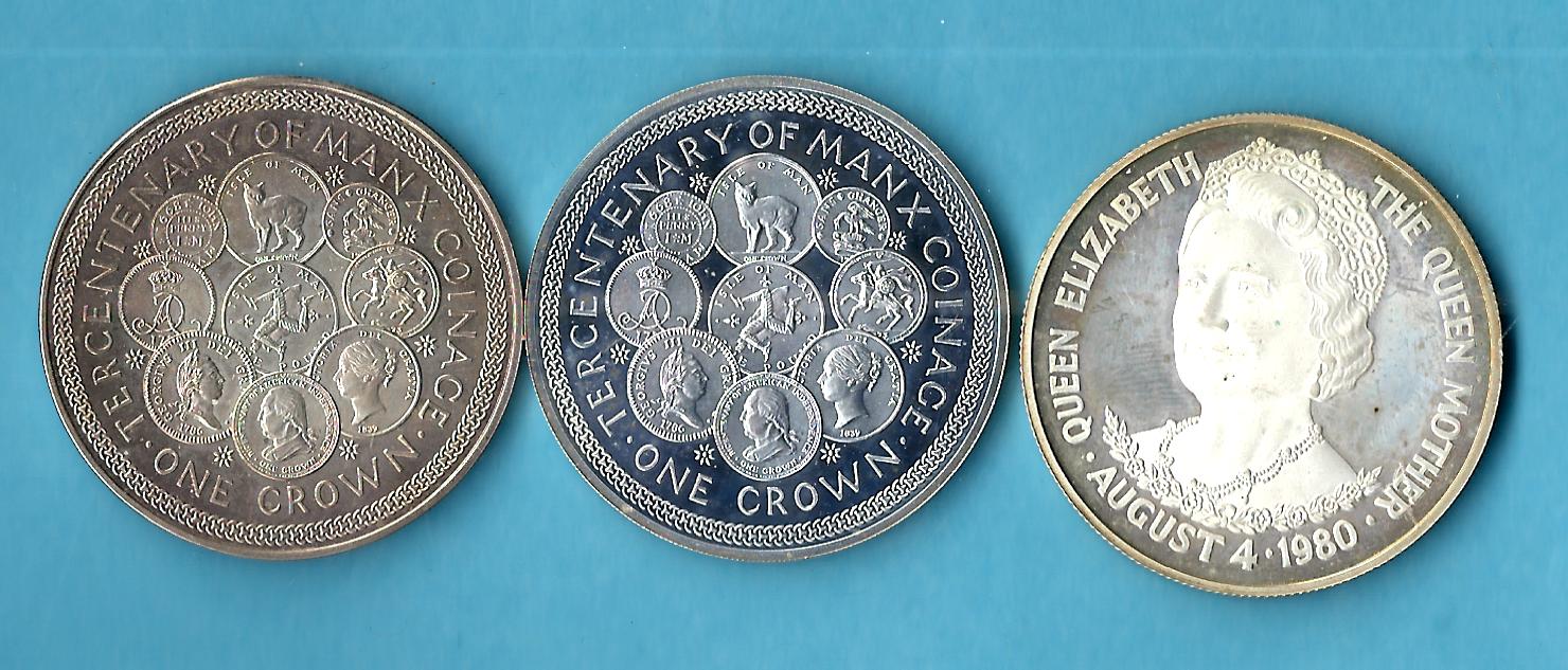  Commonwealth 3x Silbermünzen ca.real 85,320 Gr. Gr.925 AG  Münzenankauf Koblenz Frank Maurer AC313   
