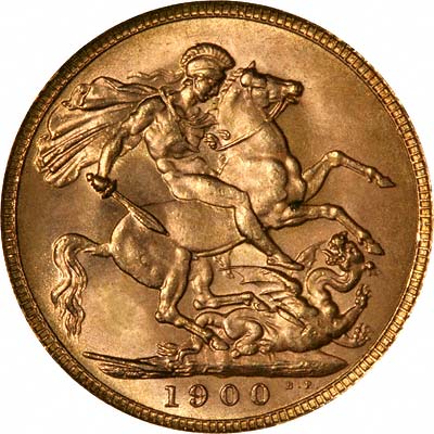  GOLD MÜNZE  Sovereign 1900  Victoria   Sehr Schön Feingewicht 7,32 g   