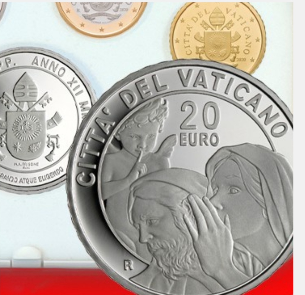  Vatikan KMS 2024 proof pp 23,88 Euro mit 20 Euro Silbermünze   