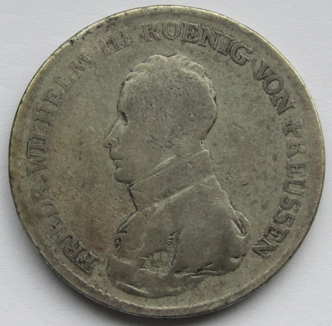 Preußen: 1 Taler Friedrich Wilhelm III. 1817 A   