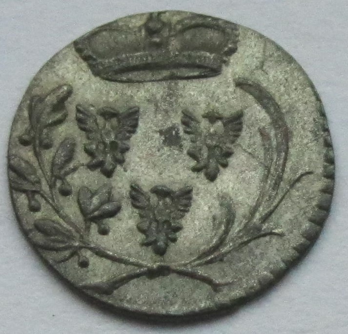  Leiningen: 1 Pfennig 1805, Rarität   