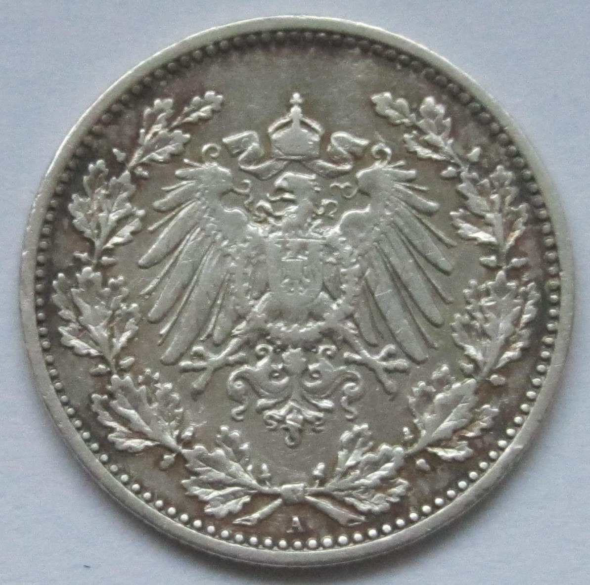  Kaiserreich: 50 Pfennig (Jaeger 15), 1903 A   