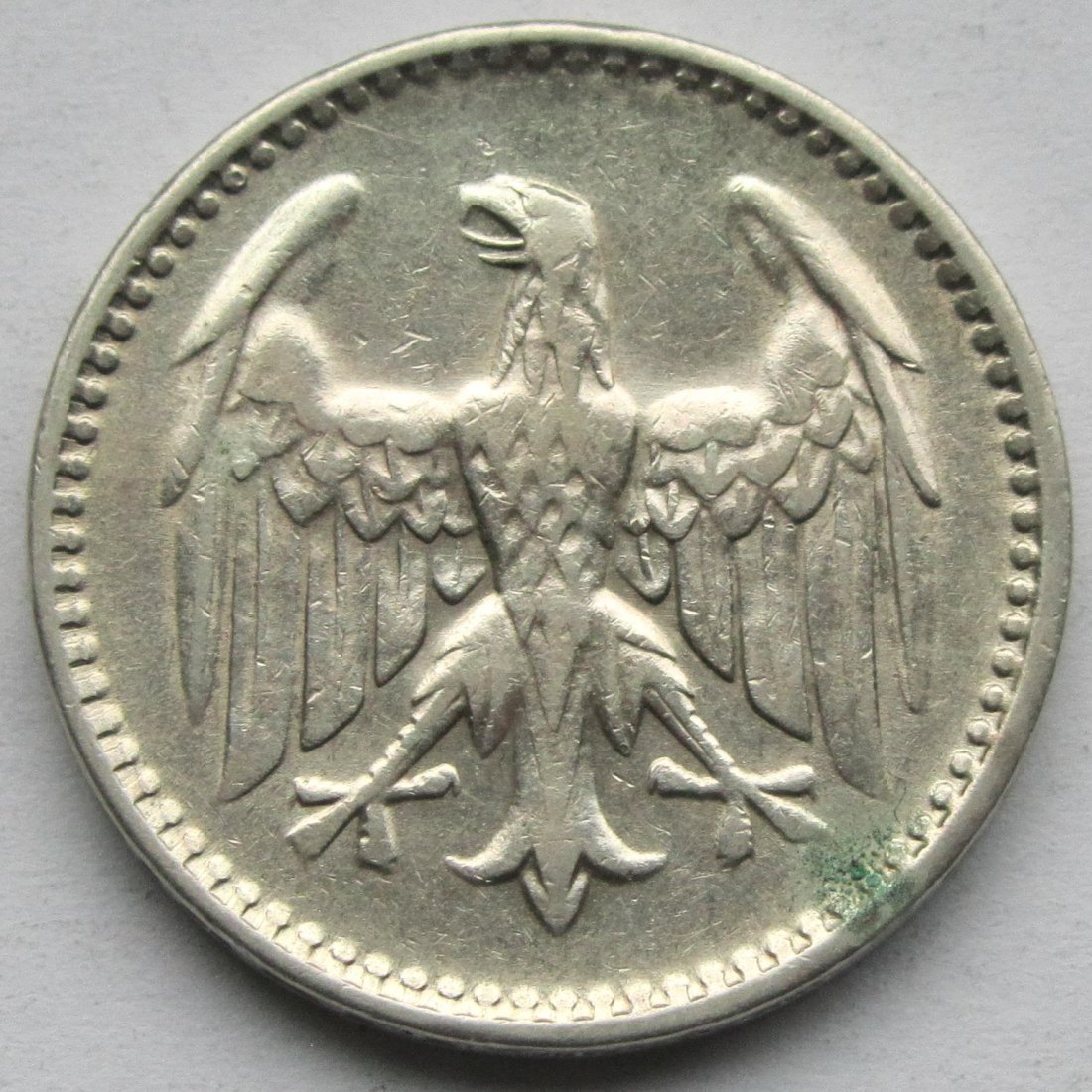  Weimarer Republik: 3 Mark Kursmünze (Jaeger 312), 1924 F   