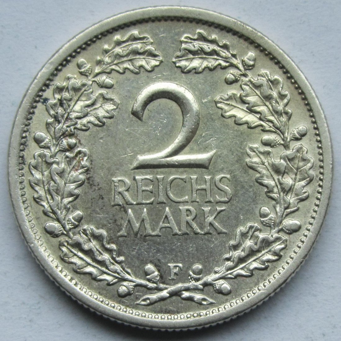  Weimarer Republik: 2 Mark 1931 F   
