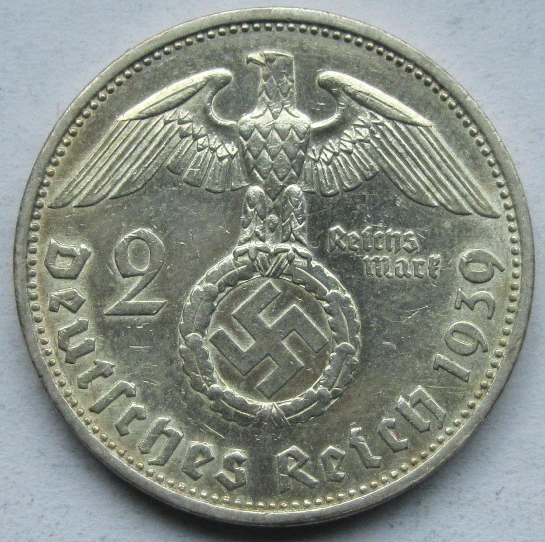  Deutsches Reich: 2 Mark 1939 E   