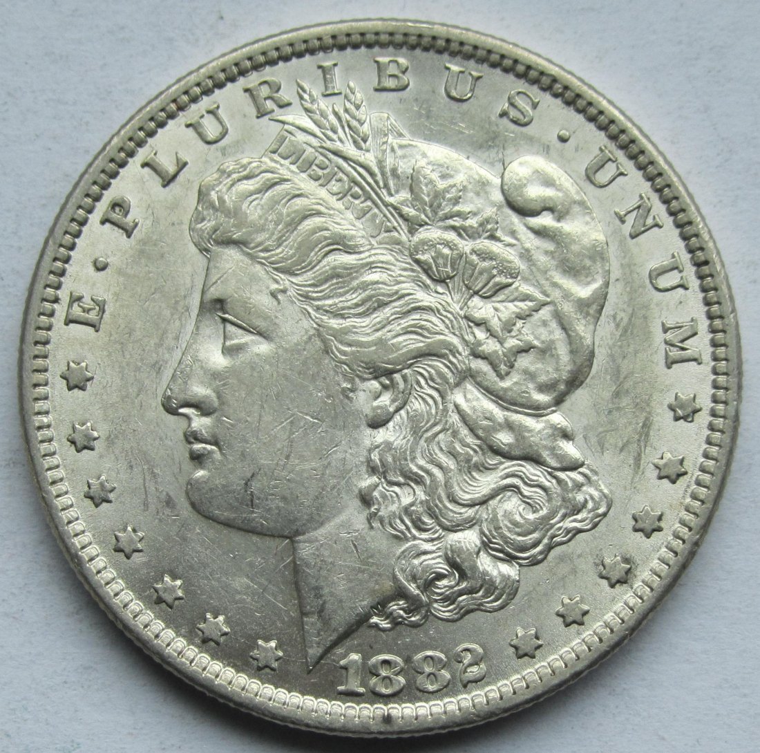  USA Vereinigte Staaten: 1 Dollar (Morgan-Dollar) 1882   