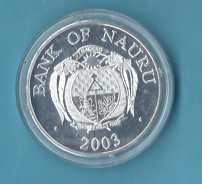  Nauru 10 D.2003 Euro 31,86 Gr.925 AG 2012 rar PP   Münzenankauf Koblenz Frank Maurer AC355   