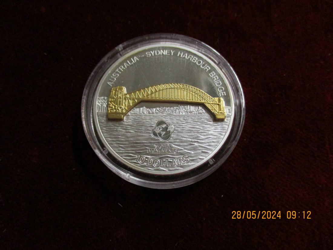  10 Dollars 2007 Cook Islands Skulpturmünze 999er Silber + 925er Silber /MJ20   