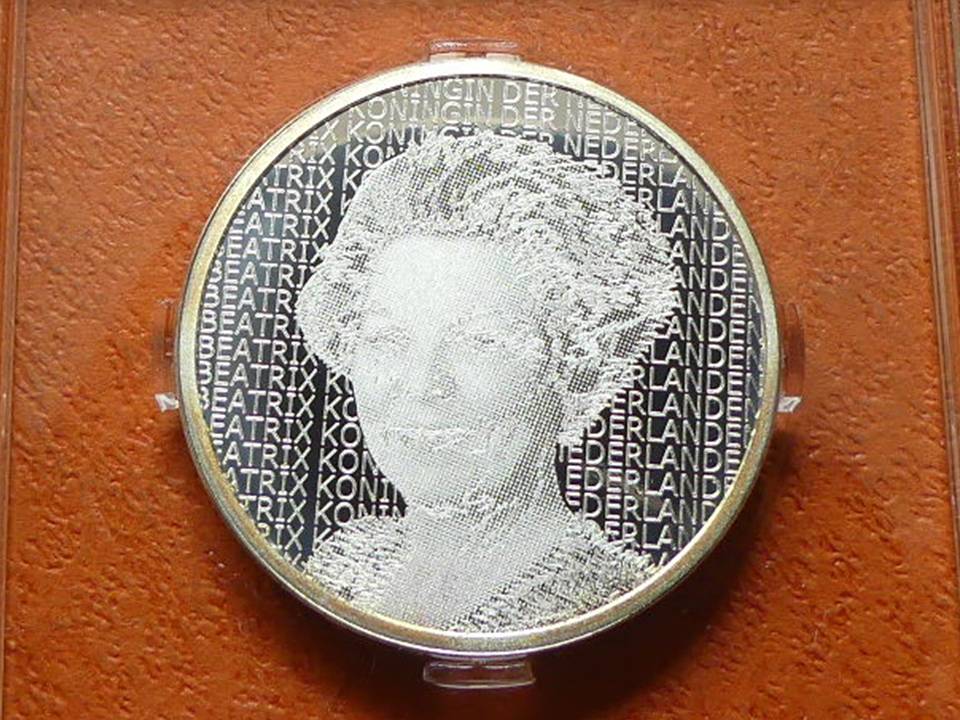  Silbermünze Niederlande 5 Euro Rembrandt 2006, 11,9 Gramm. PP   