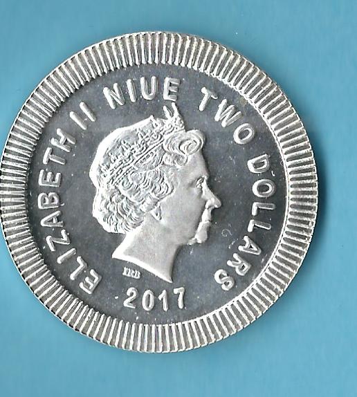  Niue 31,1 Gr.999 AG 1 D 2017 Eule Golden Gate Münzenankauf Koblenz Frank Maurer AC407   