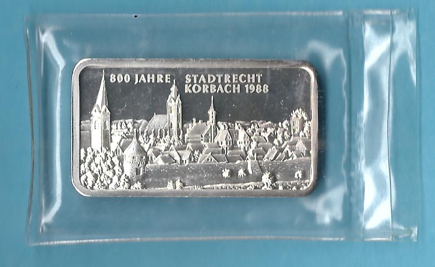  Heraeus 1 OZ Barren Golden Gate Münzenankauf Koblenz Frank Maurer AC417   