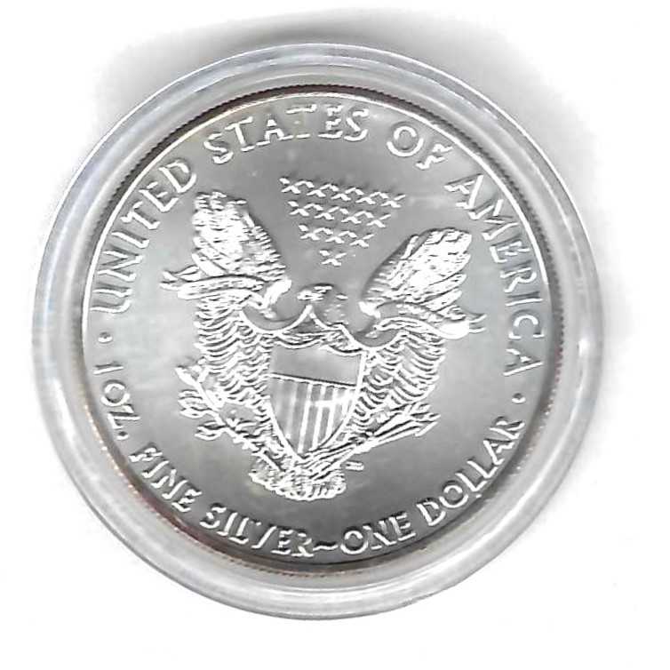  USA 1 Dollar 1OZ Silver Eagle 2012 Goldankauf Golden Gate Frank Maurer AC 180   