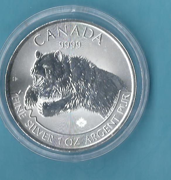  Kanada Bär 2019 1 Oz Feinsilber Goldankauf Koblenz Frank Maurer AC 435   