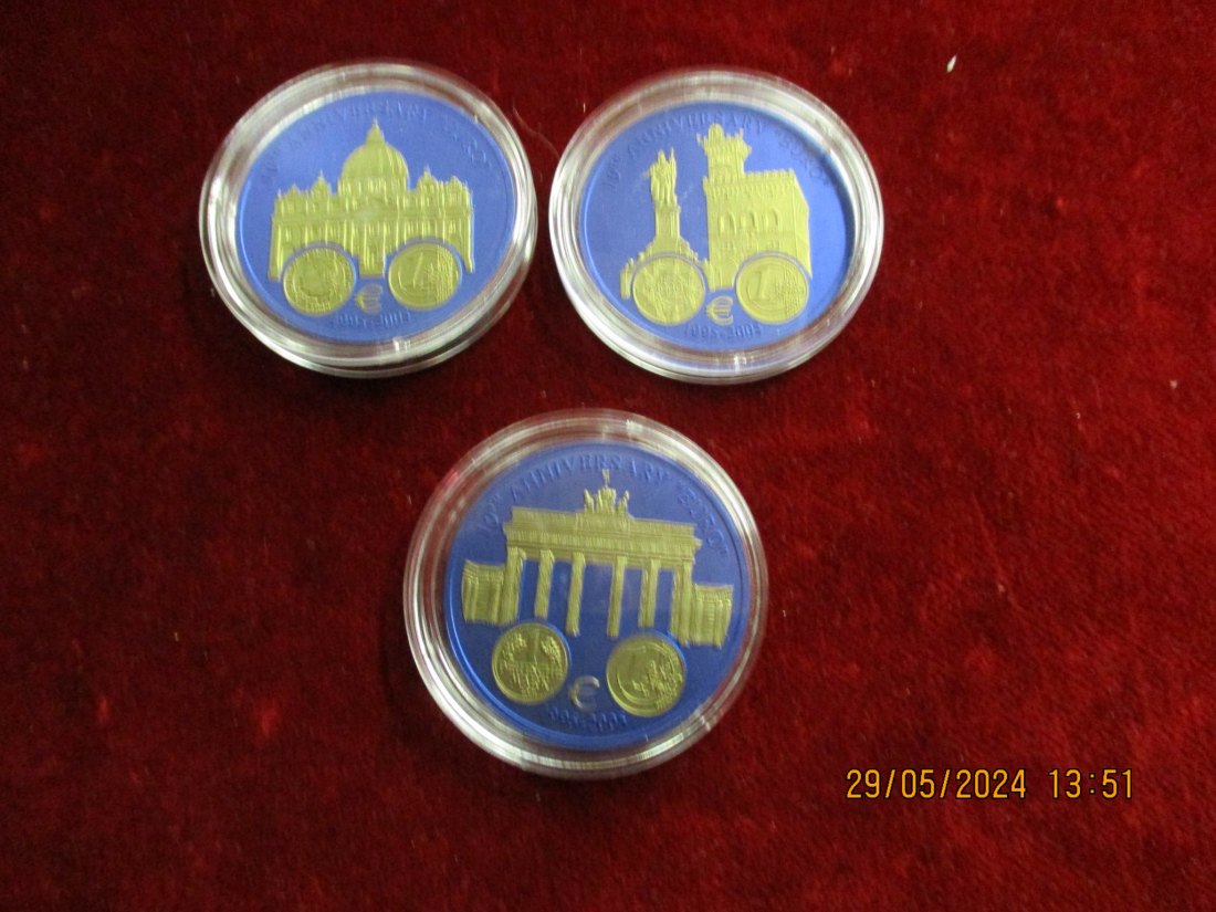  5 Dollars Liberia 2005 - 10 Jahre Euro   