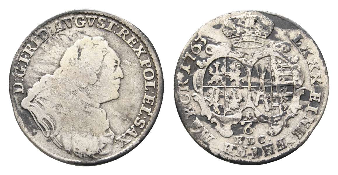  Altdeutschland; Kleinmünze 1763   