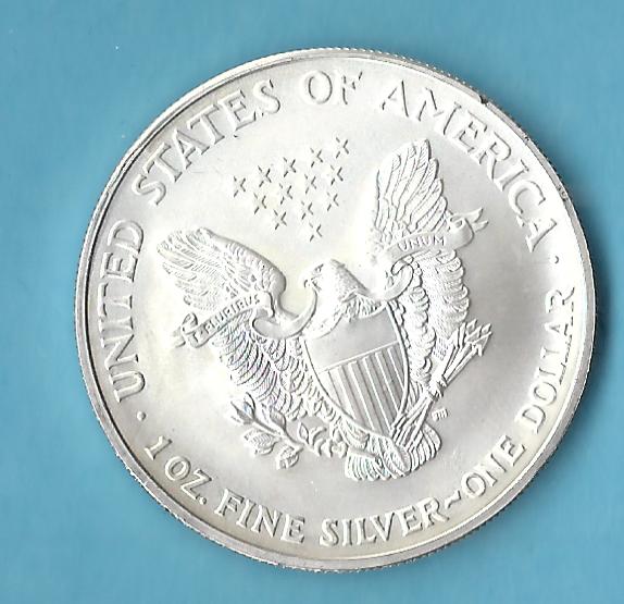  USA Silvereagle 2005 1 OZ Feinsilber Goldankauf Koblenz Frank Maurer AH464   