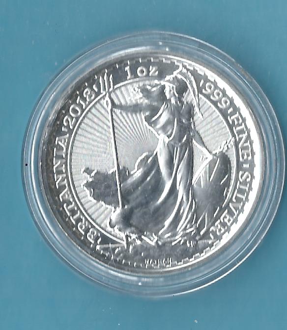  England Brittania 2018 1 OZ Feinsilber Goldankauf Koblenz Frank Maurer AH420   