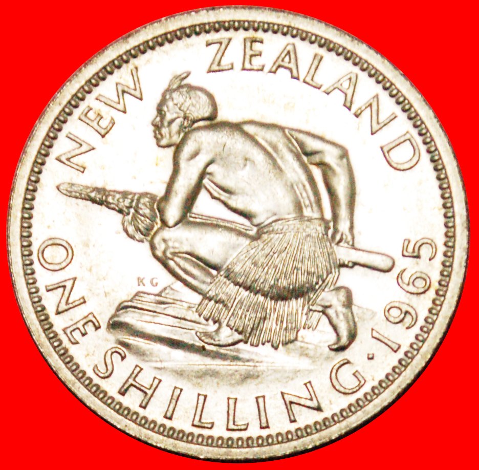  * GREAT BRITAIN 1933-1965:NEW ZEALAND★SHILLING 1965 ELIZABETH II (1953-2022) LOW START ★ NO RESERVE!   