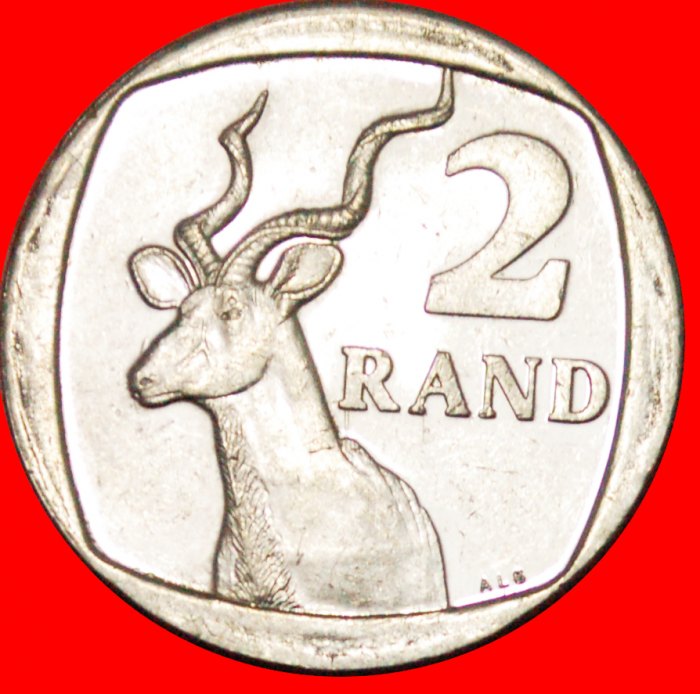  * ANTELOPE AND XHOSA LEGEND: SOUTH AFRICA ★ 2 RANDS 1998! LOW START ★ NO RESERVE!   