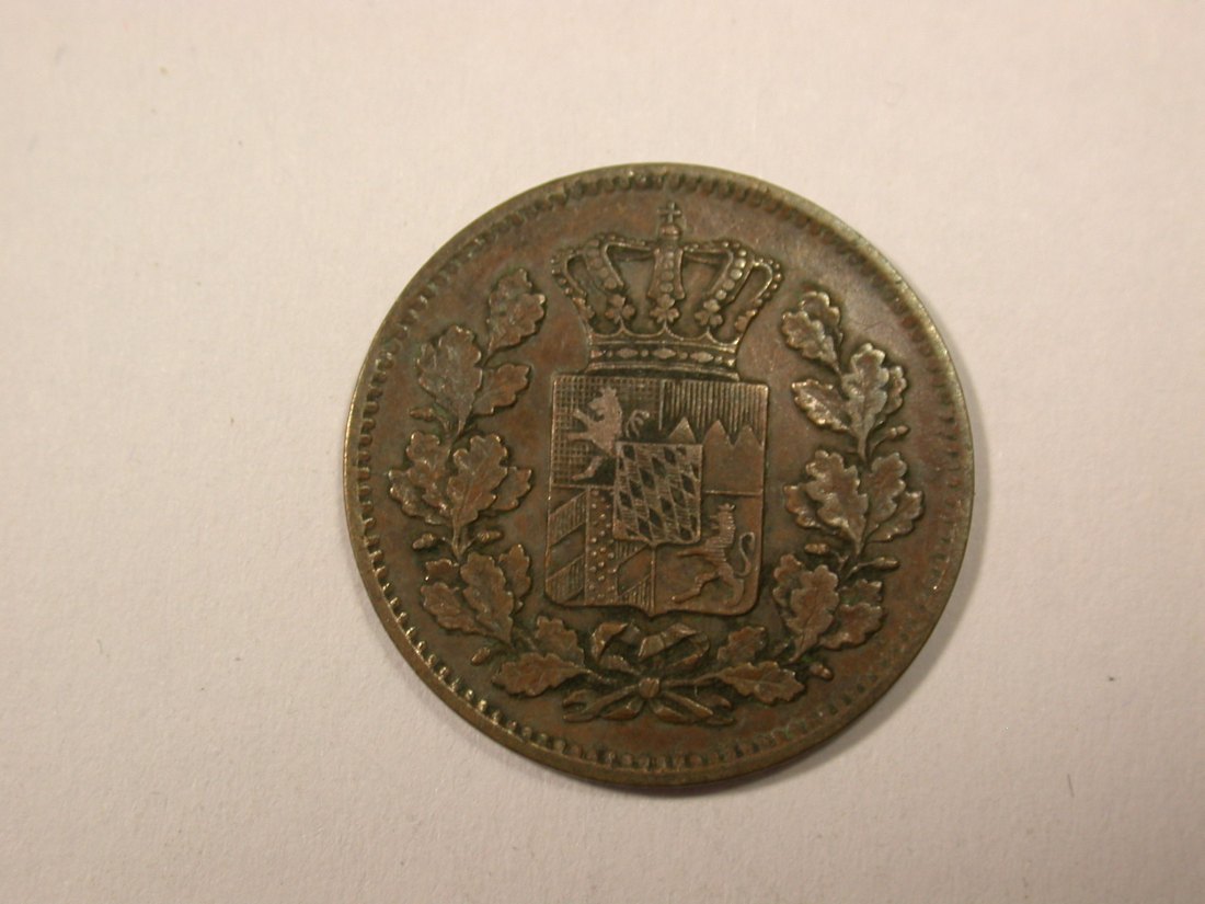  I5 Bayern  2 Pfennig 1871 in ss   Originalbilder   