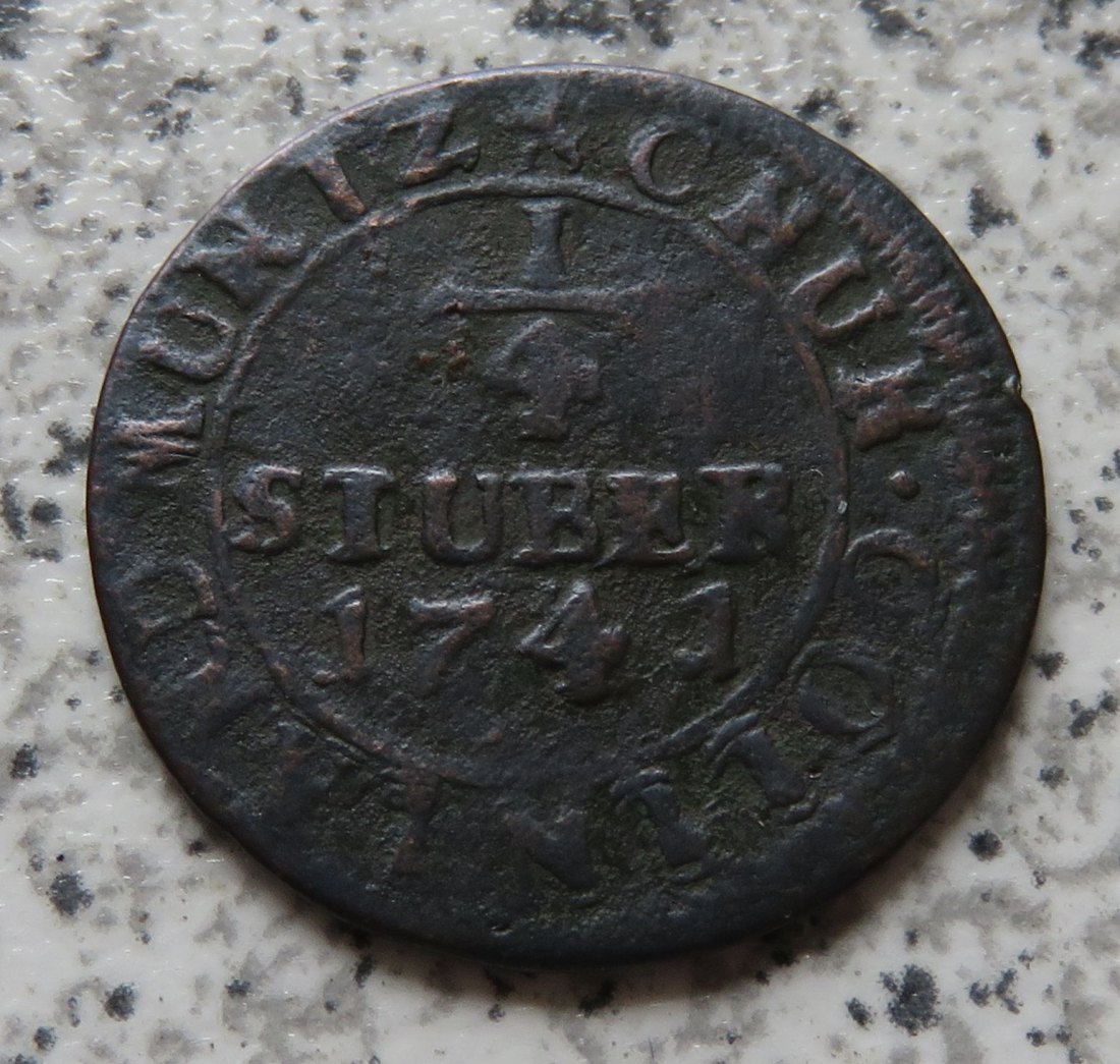  Köln 1/4 Stüber 1741 / Coeln 1/4 Stüber 1741   