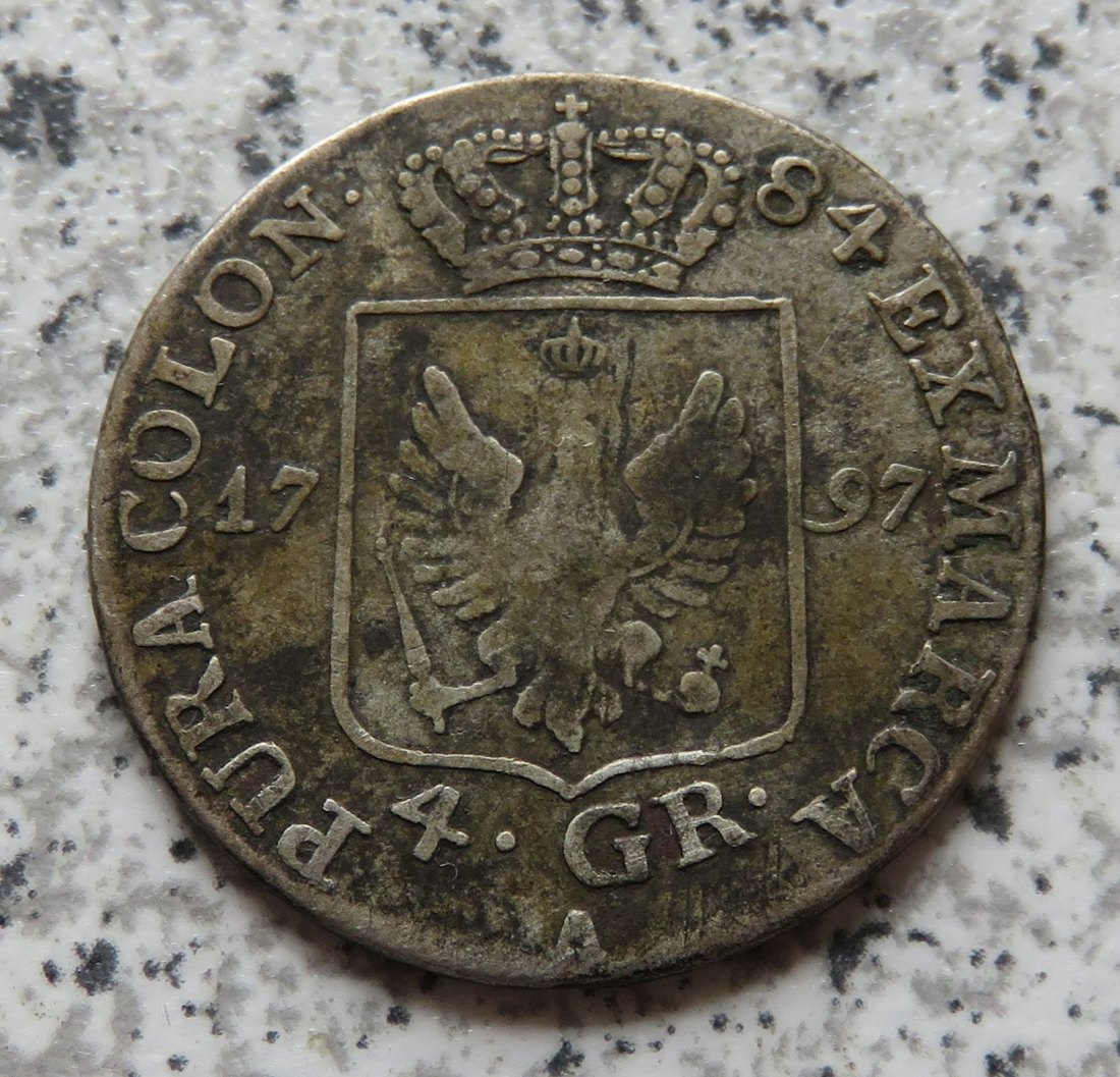 Preussen 4 Groschen 1797 A   