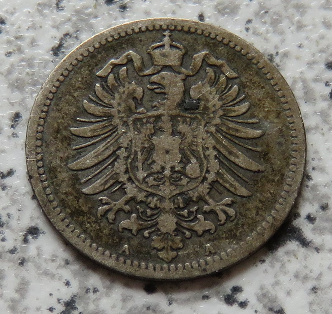  Kaiserreich 20 Pfennig 1874 A   
