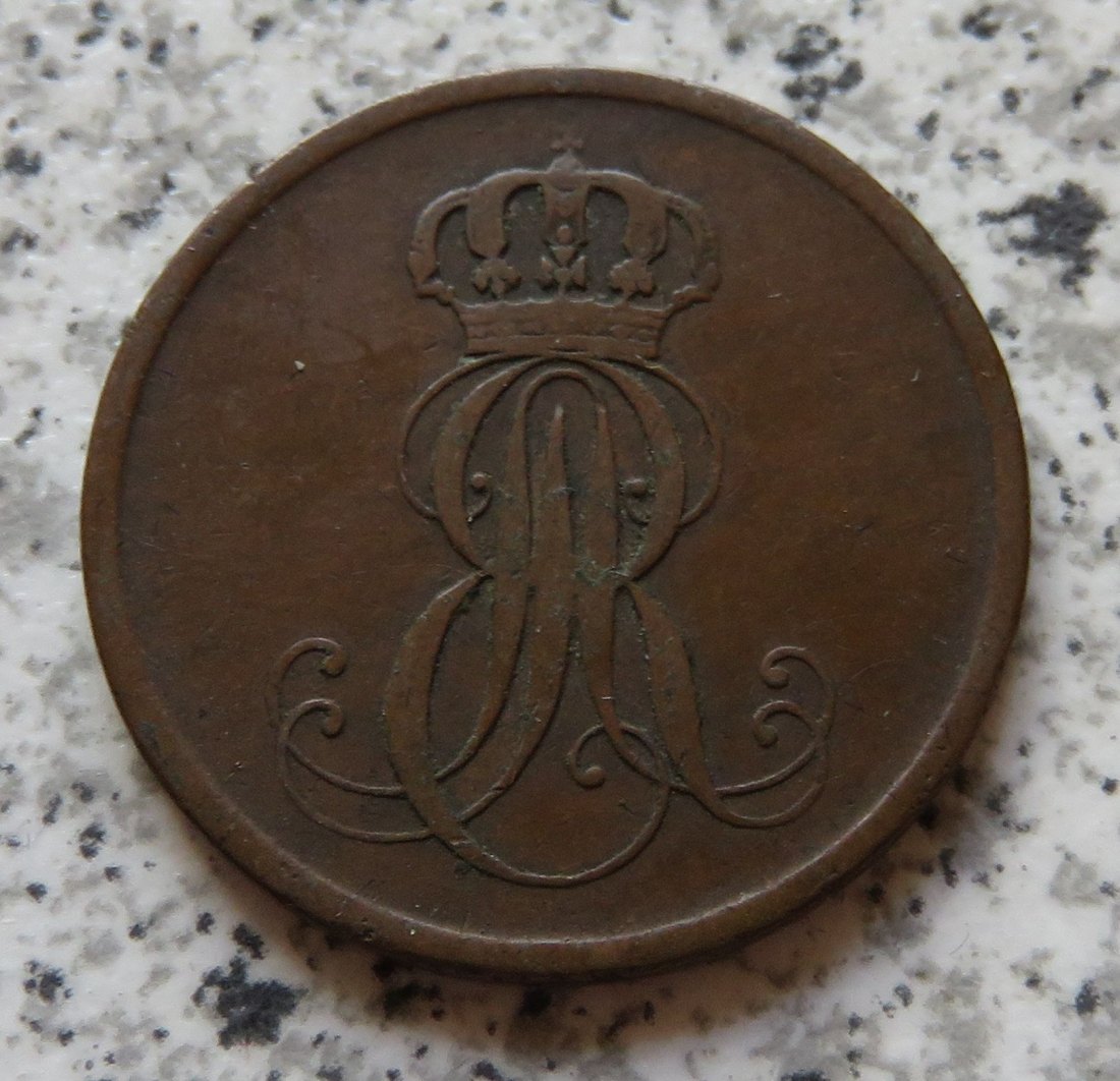  Hannover 2 Pfennig 1850 B   