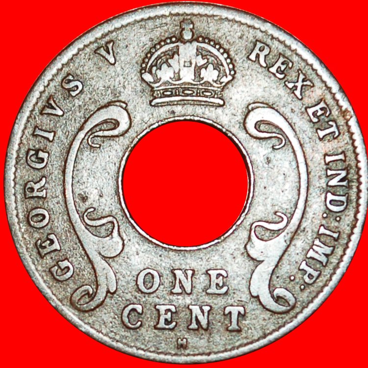  * GREAT BRITAIN (1922-1935): EAST AFRICA ★ 1 CENT 1922! GEORGE V (1911-1936)★LOW START ★ NO RESERVE!   