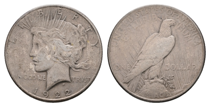  USA; one Dollar 1922   