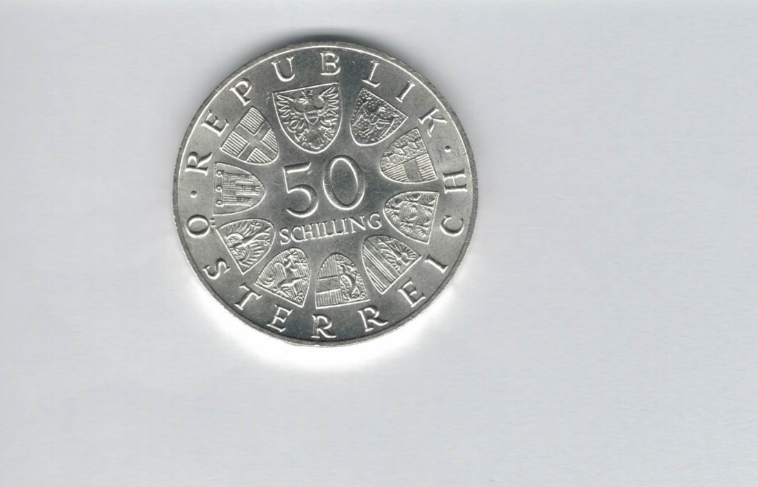  50 Schilling 1967 100 Jahre Donauwalzer Österreich 2. Republik silber Spittalgold9800 (4584/6)   