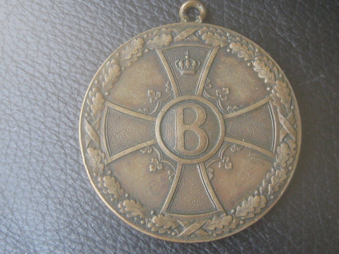  Sachsen-Meiningen; Medaille für Verdienst im Kriege 1915 in Bronze   