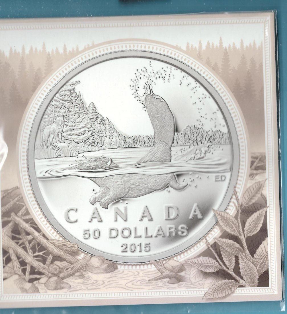  Kanada 50 Dollar 2015 OVP Silber Golden Gate Münzenankauf Koblenz Frank Maurer AC621   