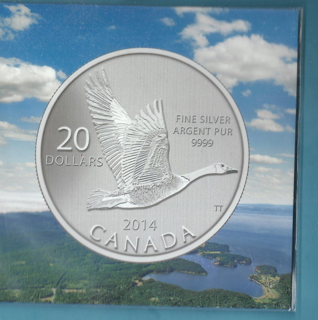  Kanada 20 Dollar 2014 OVP Silber Golden Gate Münzenankauf Koblenz Frank Maurer AC622   