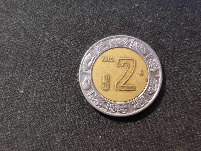  Mexico 2 Pesos 2003 Umlauf   