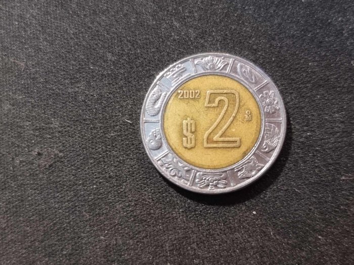 Mexico 2 Pesos 2002 Umlauf   