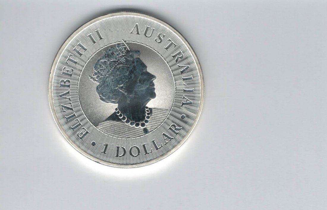  1 Dollar Kangaroo 2021 1 OZ Unze silber 999 Australien Spittalgold9800 (5508   
