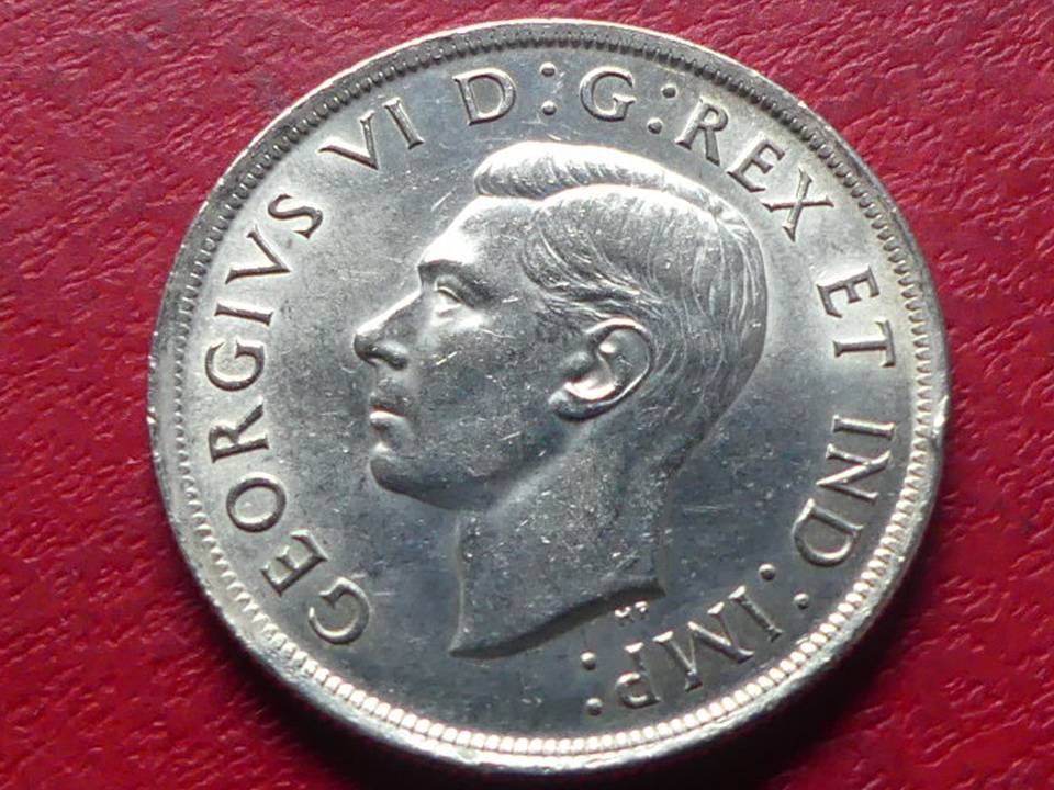  Kanada Silberdollar 1937 „Kanu“ George VI   