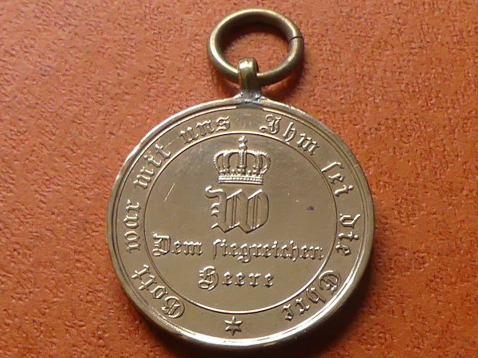  Militärverdienstmedaille „Dem siegreichen Heere“ 1871, Top-Erhaltung   
