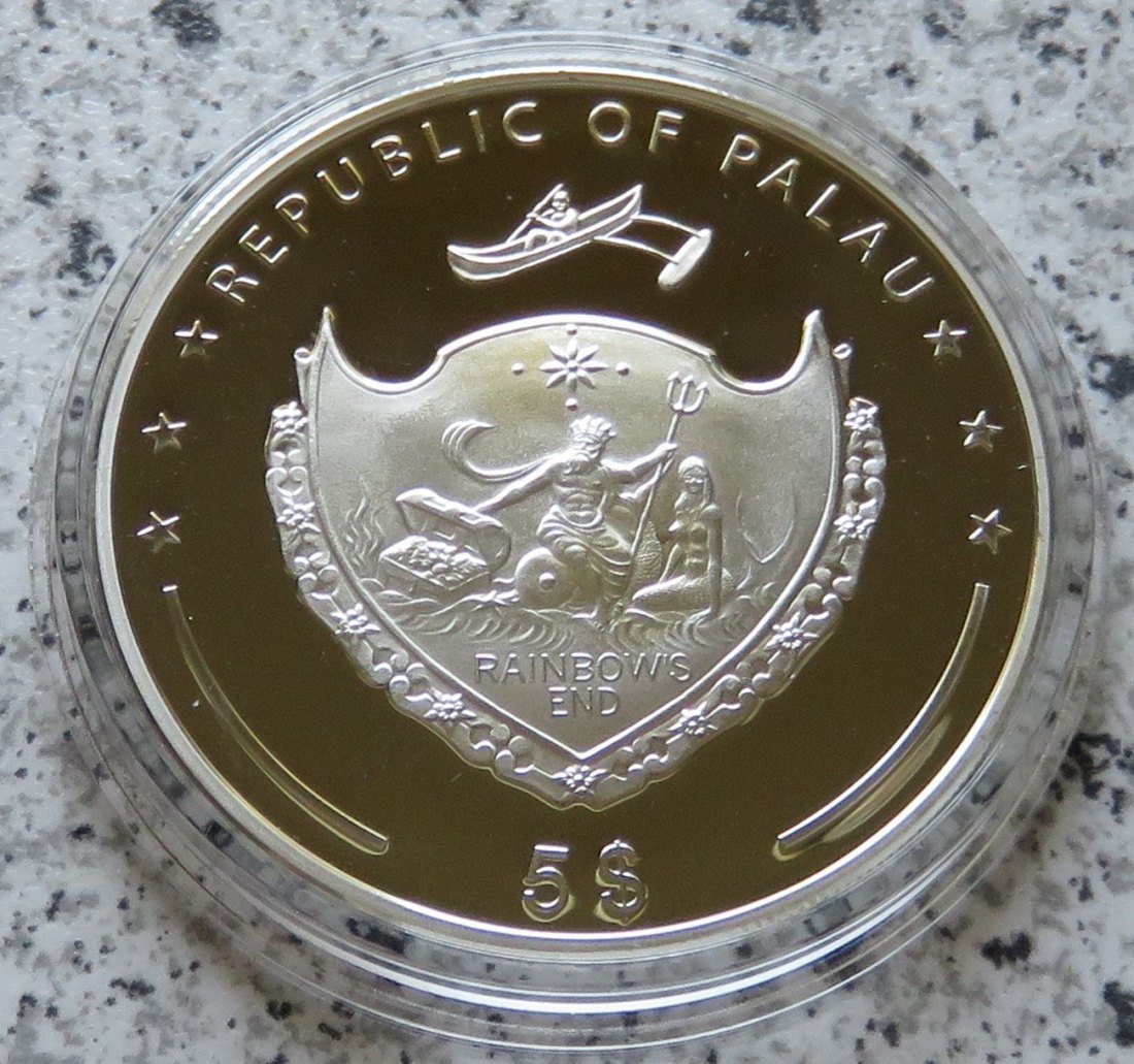  Palau 5 Dollar 2009   