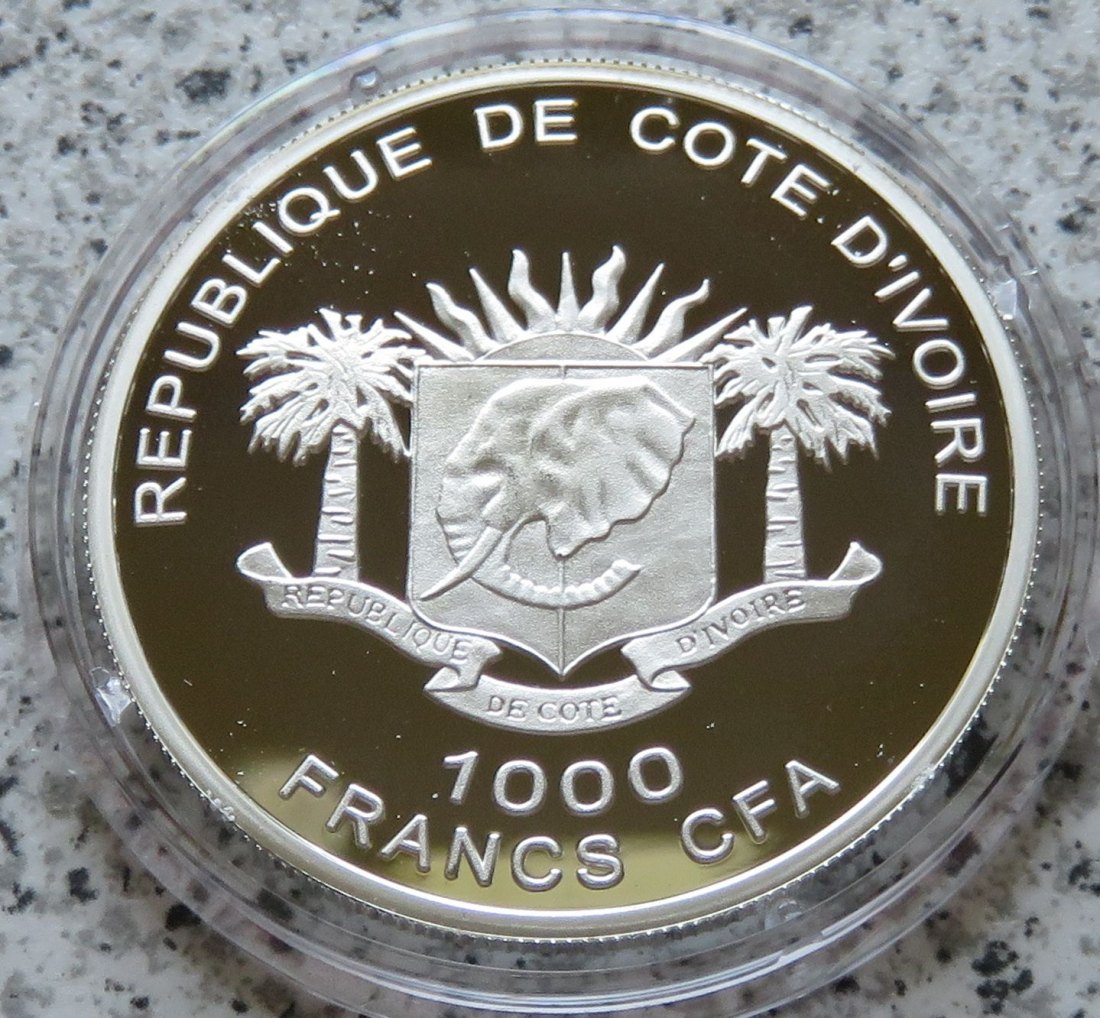  Elfenbeinküste 1000 Francs 2008   