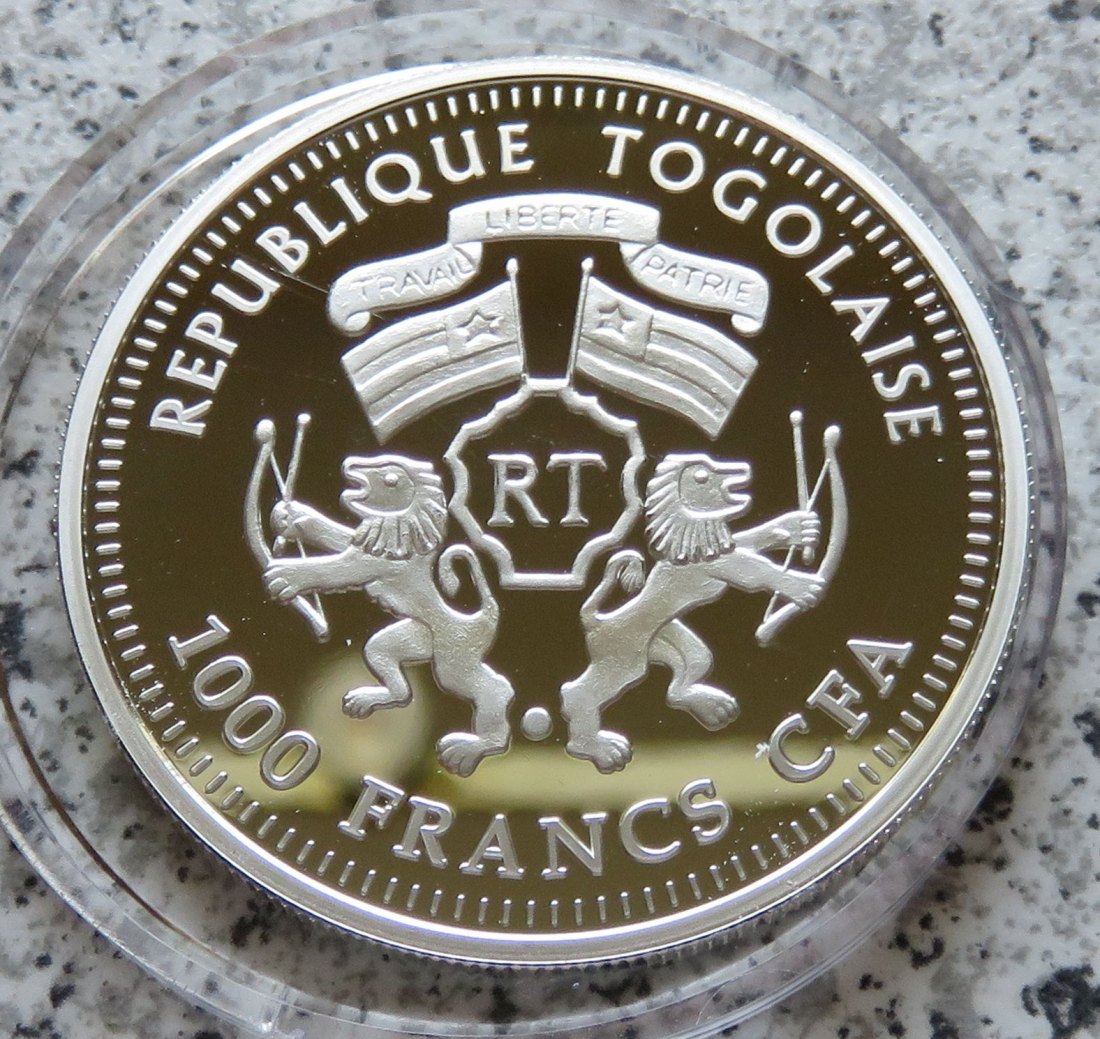  Togo 1000 Francs CFA 2011   
