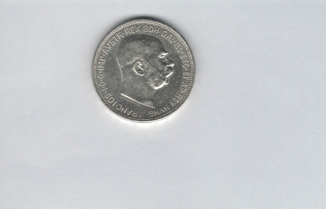  2 Kronen 1912 silber 8,35g fein Kronenwährung Österreich Franz Joseph I. Spittalgold9800 (1281)   